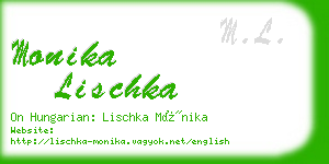 monika lischka business card